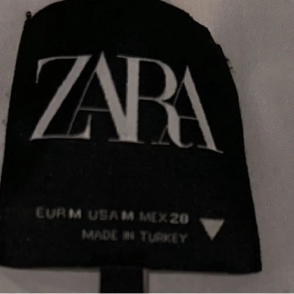 Zara Linen blend waistcoat deep V with ties sz M - Picture 12 of 12